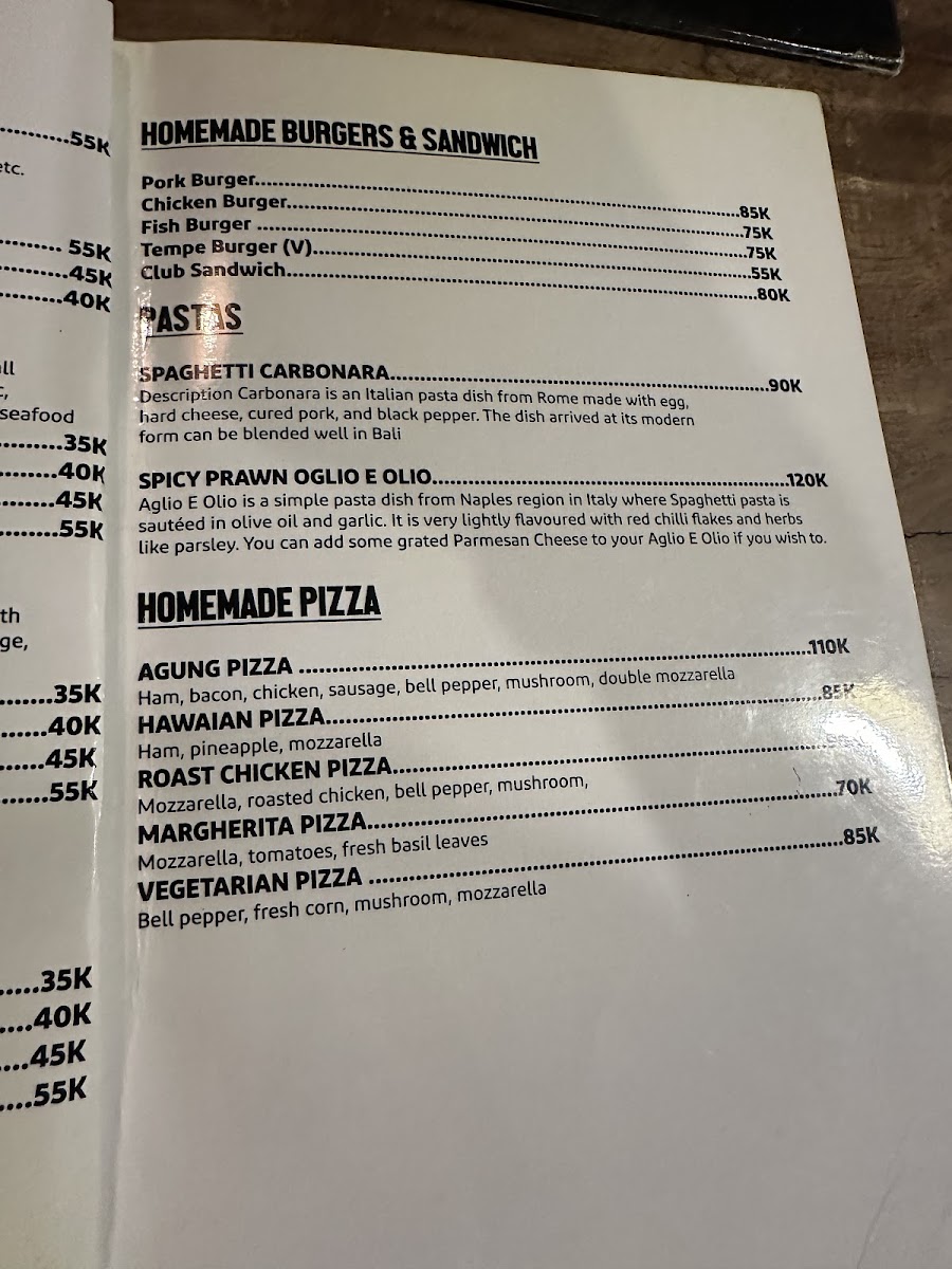 Warung Agung Amed Menu - Image 5